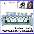 Computerized six head garment manufacturing embroidery machinery